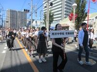 息の合った歩幅♪