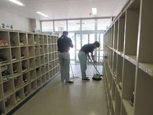 学校をきれいにしてくれてありがとうございます！！