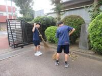 正門前も奇麗に！